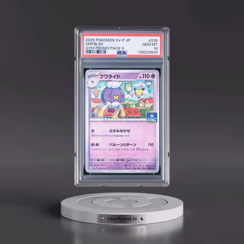 2025 Pokémon SV-P Promo #235 Drifblim - Gym Promo Pack 9 (PSA 10 GEM MINT)