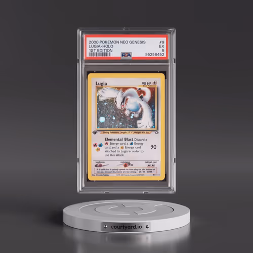 2000 Pokémon Neo Genesis #9 Lugia - 1st Edition Holo (PSA 5 EX)