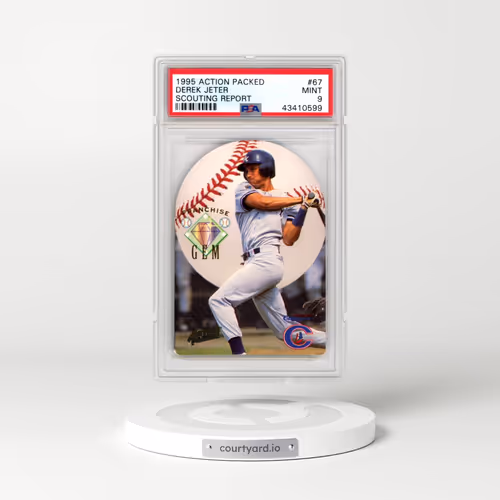 1995 Action Packed Scouting Report #67 Derek Jeter (PSA 9 MINT)