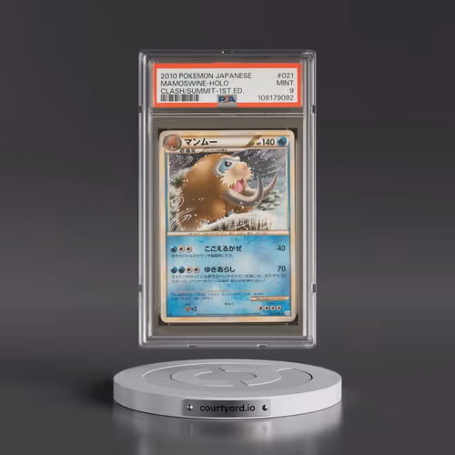 2010 Pokémon Clash at the Summit #021 Mamoswine - 1st Edition Holo (PSA 9 MINT)