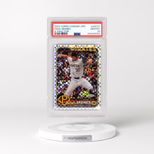 2024 Topps Chrome Update #USC27 Paul Skenes - X-Fractor (PSA 10 GEM MINT)