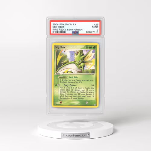 2004 EX FireRed & LeafGreen #29 Scyther (PSA 9 MINT)