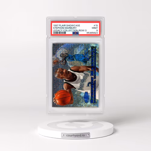 1997 Flair Showcase Legacy Collection #15 Stephon Marbury - Row 0 (PSA 9 MINT)