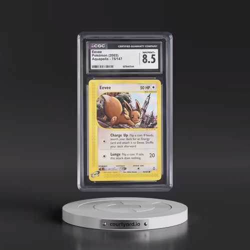 2003 Aquapolis #75/147 Eevee (CGC 8.5 NM-MT+)