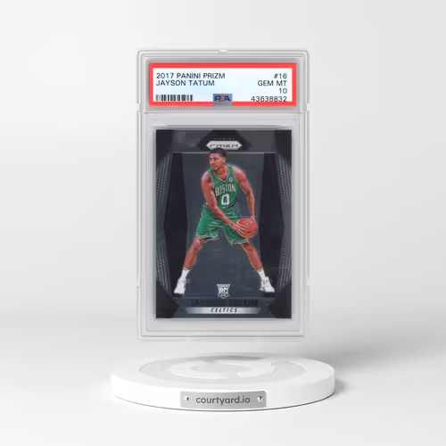 2017 Panini Prizm #16 Jayson Tatum (PSA 10 GEM MINT)