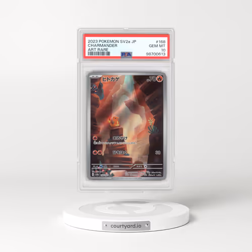 2023 Pokémon Card 151 #168 Charmander - Art Rare (PSA 10 GEM MINT)
