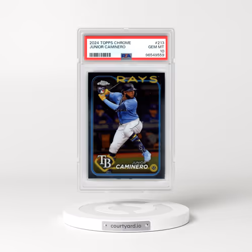 2024 Topps Chrome #213 Junior Caminero (PSA 10 GEM MINT)