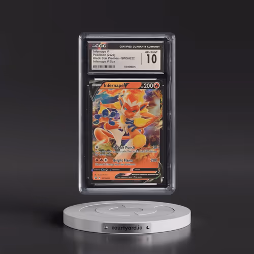 2017 Black Star Promos - Sword & Shield #SWSH252 Infernape V - Holo Infernape V Box (CGC 10 GEM MINT