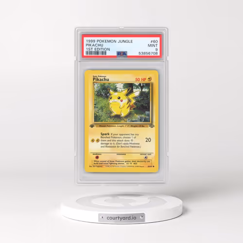 1999 Pokémon Jungle #60 Pikachu - 1st Edition (PSA 9 MINT)