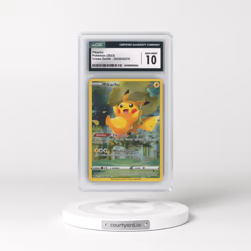2022 Crown Zenith #GG30/GG70 Pikachu (CGC 10 GEM MINT)