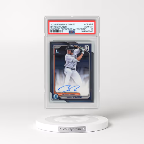 2024 Bowman Draft Chrome Prospect Autographs #CPABR Bryce Rainer (PSA 10 GEM MINT)