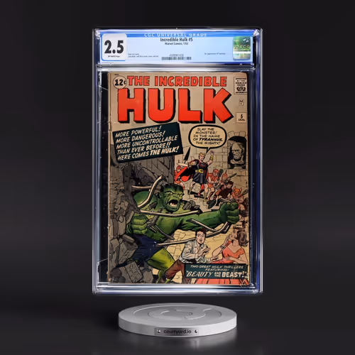 Incredible Hulk #5 CGC 2.5 Off-white Pages (Marvel Comics, 1/63) - Universal