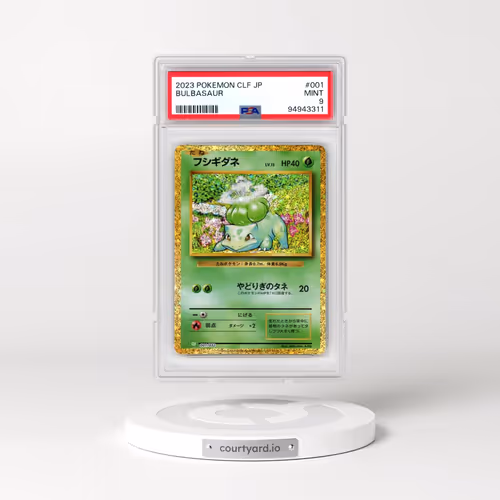 2023 Pokémon Clf-Trading Card Game Classic Venusaur & Lugia EX Deck #001 Bulbasaur (PSA 9 MINT)