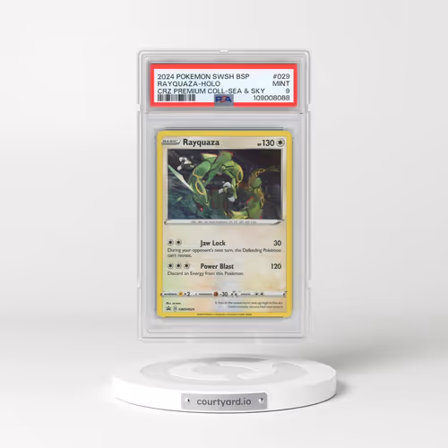 2024 Pokémon Swsh Black Star Promo #029 Rayquaza - Holo Crown Zenith Premium Collection Sea & Sky (P