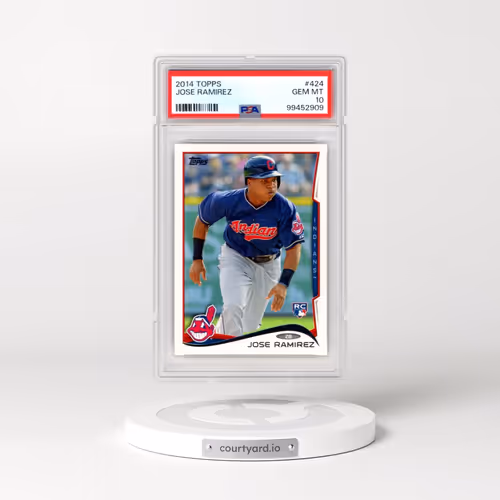 2014 Topps #424 Jose Ramirez (PSA 10 GEM MINT)