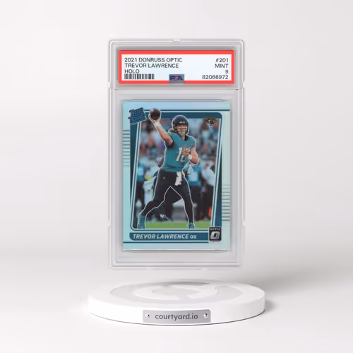 2021 Panini Donruss Optic #201 Trevor Lawrence - Holo (PSA 9 MINT)