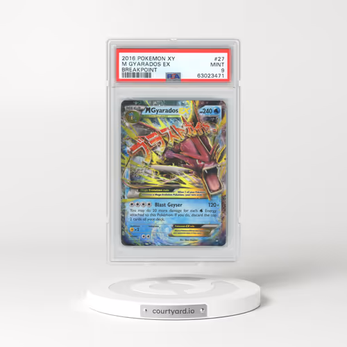 2016 Pokémon XY Breakpoint #27 M Gyarados EX - Holo (PSA 9 MINT)