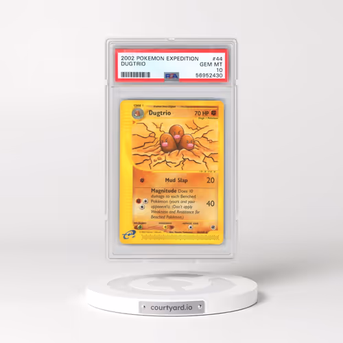 2002 Pokémon Expedition #44 Dugtrio (PSA 10 GEM MINT)