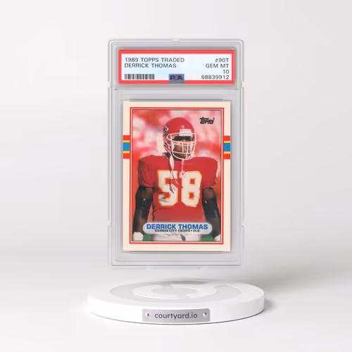 1989 Topps Traded #90T Derrick Thomas (PSA 10 GEM MINT)