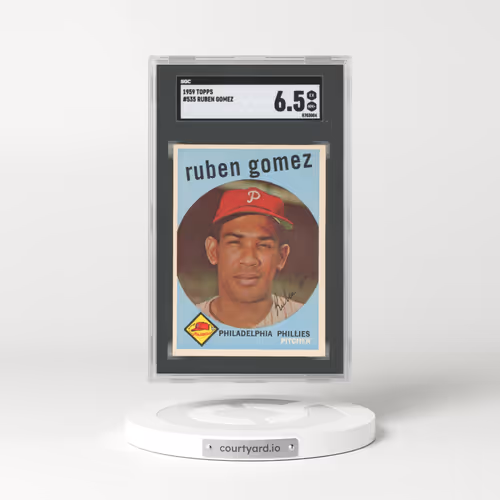 1959 Topps #535 Ruben Gomez (SGC 6.5 EX-MT+)