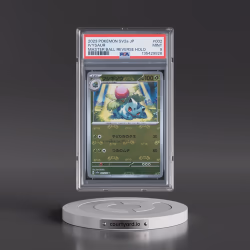 2023 Pokémon Sv2a-Pokemon 151 #002 Ivysaur - Reverse Holo Master Ball (PSA 9 MINT)