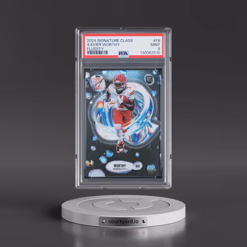 2024 Topps Signature Class Fluidity #F8 Xavier Worthy (PSA 9 MINT)