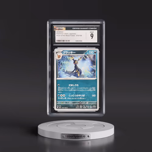 2023 Pokémon SV3-Ruler of the Black Flame #070 Umbreon (CGC 9 MINT)