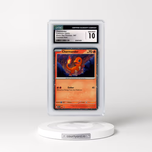 2023 Black Star Promos - Scarlet & Violet SVP EN #047 Charmander - Cosmos Holo (CGC 10 GEM MINT)