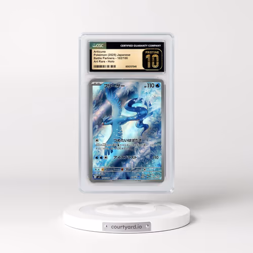 2025 Battle Partners - sv9 #102/100 Articuno - Art Rare Holo (CGC 10 PRISTINE)