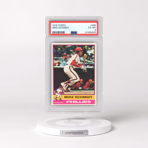 1976 Topps #480 Mike Schmidt (PSA 6 EX-MT)