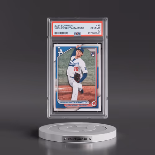 2024 Bowman #36 Yoshinobu Yamamoto (PSA 10 GEM MINT)