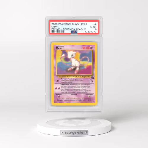 2000 Black Star Promo #8 Mew (PSA 9 MINT)