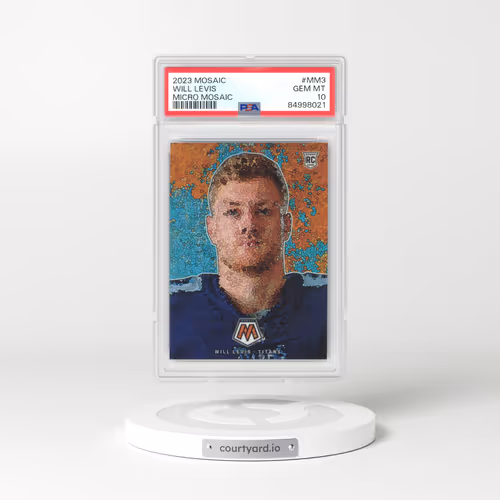 2023 Panini Mosaic Micro Mosaic #MM3 Will Levis (PSA 10 GEM MINT)