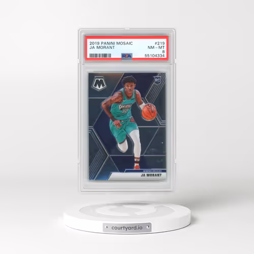 2019 Panini Mosaic #219 Ja Morant (PSA 8 NM-MT)