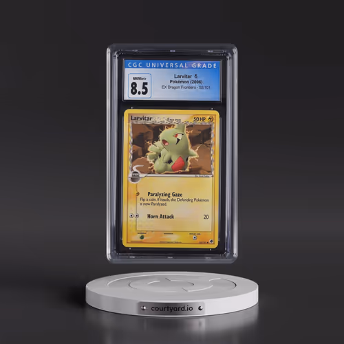 2006 EX Dragon Frontiers #52/101 Larvitar δ (CGC 8.5 NM-MT+)