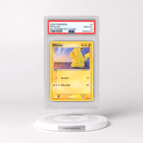 2004 Pokémon EX Trainer Kit Latios #6 Pikachu (PSA 10 GEM MINT)