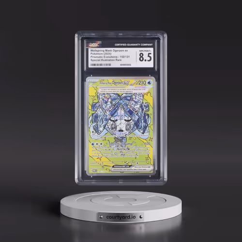 2025 Pokémon Pre EN-Prismatic Evolutions #152 Wellspring Mask Ogerpon EX - Holo Special Illustration