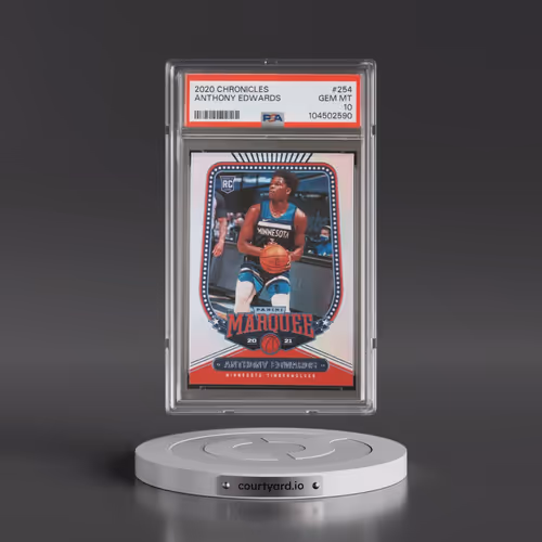 2020 Panini Chronicles #254 Anthony Edwards (PSA 10 GEM MINT)