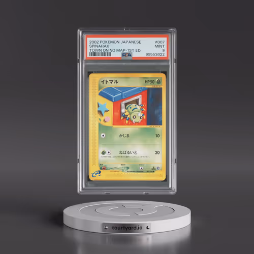 2002 Pokémon the Town on No Map #007 Spinarak - 1st Edition (PSA 9 MINT)