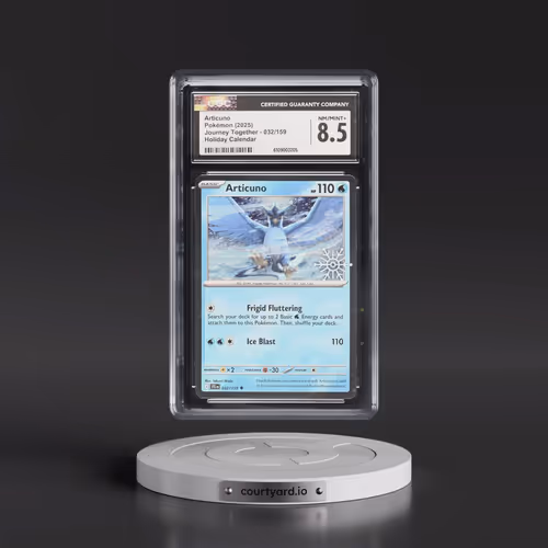 2024 Journey Together - JTG EN #032/159 Articuno - Holiday Calendar (Snowflake Stamp) (Cosmos Holo)