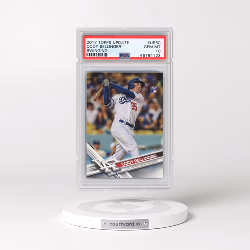 2017 Topps Update #US50 Cody Bellinger - Swinging (PSA 10 GEM MINT)