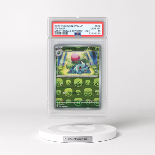 2023 Pokémon Sv2a-Pokemon 151 #002 Ivysaur - Reverse Holo Master Ball (PSA 10 GEM MINT)