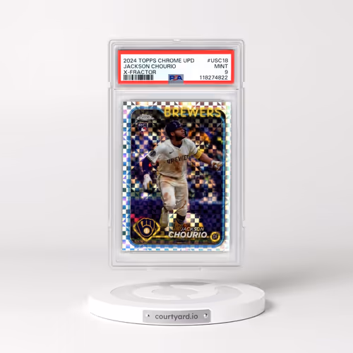 2024 Topps Chrome Update #USC18 Jackson Chourio - X-Fractor (PSA 9 MINT)