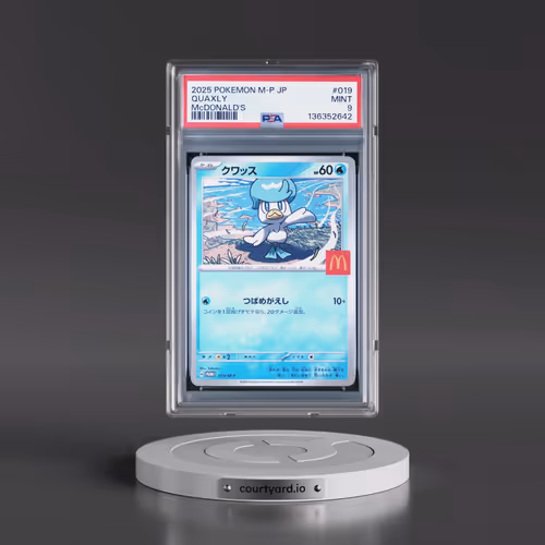 2025 Pokémon M-P Promo #019 Quaxly - McDonald's (PSA 9 MINT)