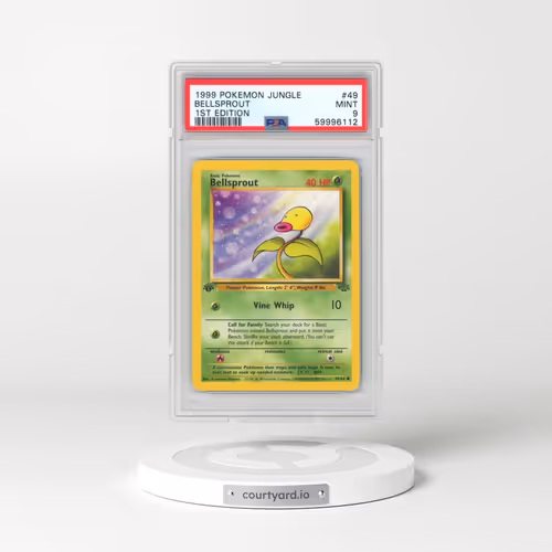 1999 Pokémon Jungle #49 Bellsprout - 1st Edition (PSA 9 MINT)