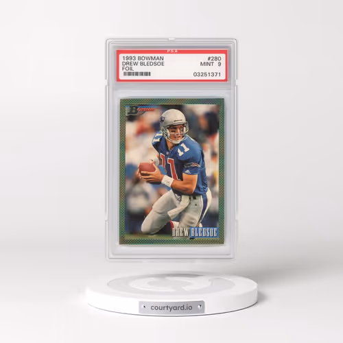 1993 Bowman #280 Drew Bledsoe - Foil (PSA 9 MINT)