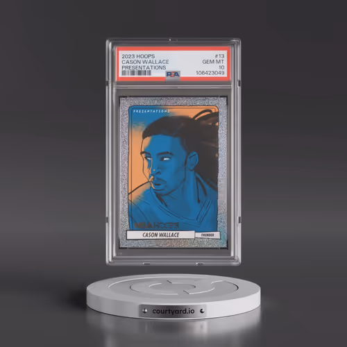 2023 Panini NBA Hoops Presentations #13 Cason Wallace (PSA 10 GEM MINT)
