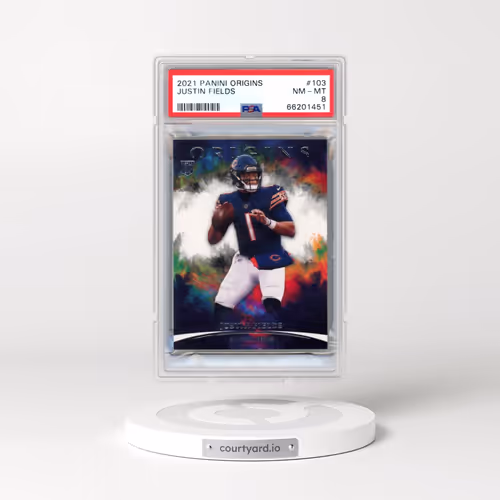 2021 Panini Origins #103 Justin Fields (PSA 8 NM-MT)