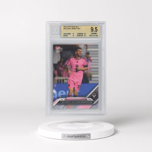 2024 Topps Now MLS #46 Lionel Messi (BGS 9.5 GEM MINT)