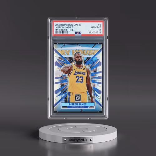 2023 Panini Donruss Optic My House #2 LeBron James - Holo (PSA 10 GEM MINT)